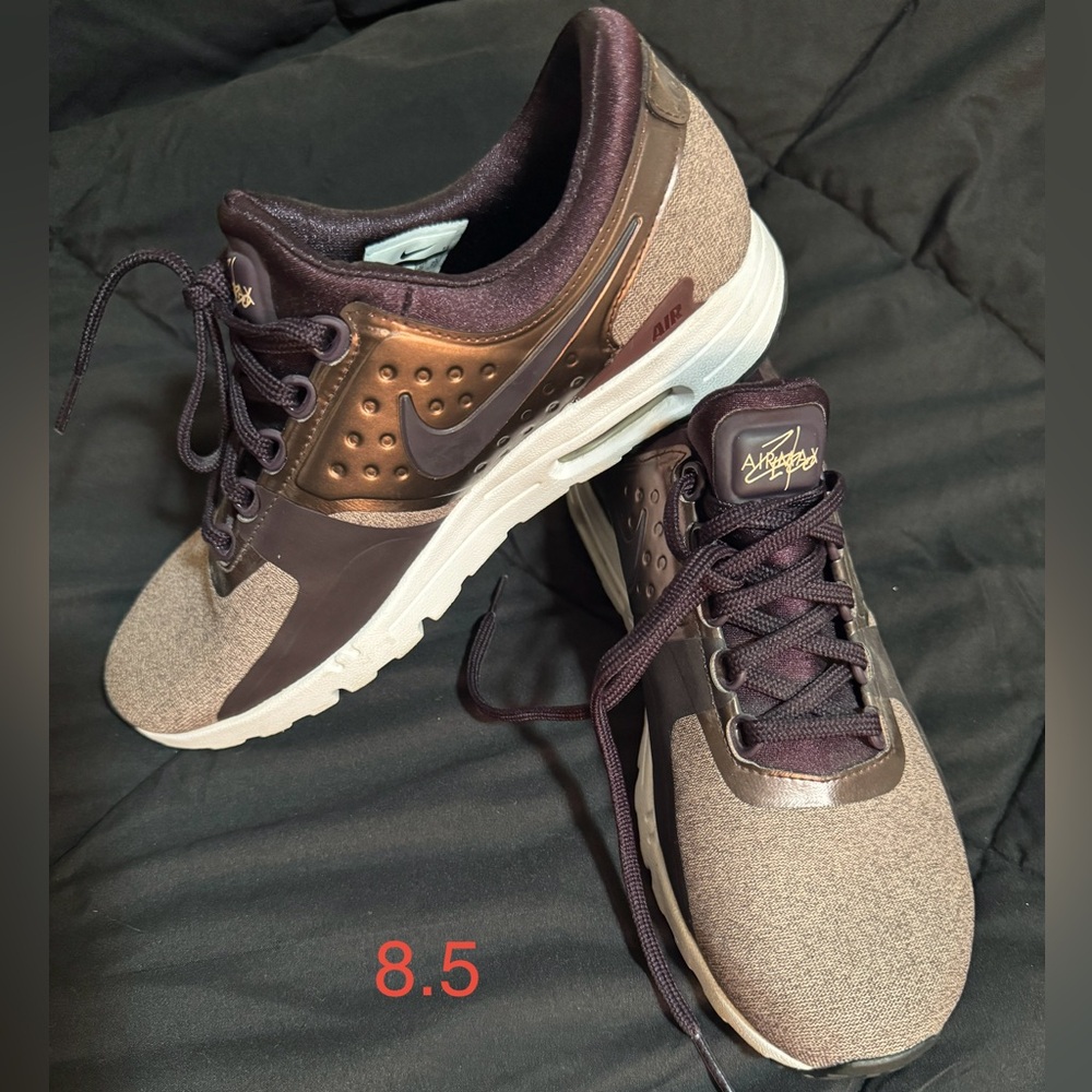 Nike Air Max Bronze and Black Sneakers